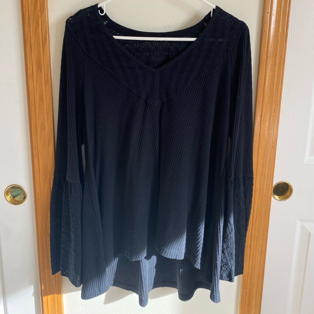 Free People Black Top, M